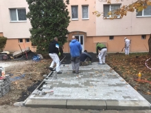 Rekonštrukcia chodníkov - Žiar nad Hronom
